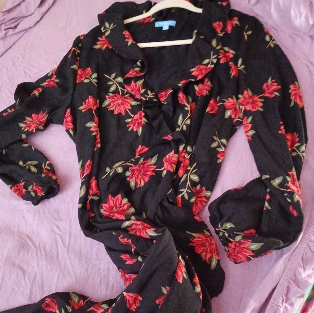 Draper James Christmas Midi dress NEW